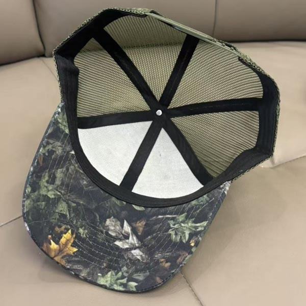 Manufacturer Brand Quality Print Camouflage Camo Sublimation Embroidery Patch Custom Trucker Hats