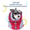 New Double Shoulder Portable Travel Backpack Outdoor Pet Dog Carrier Bag Pet Dog Front Bag Mesh Backpack