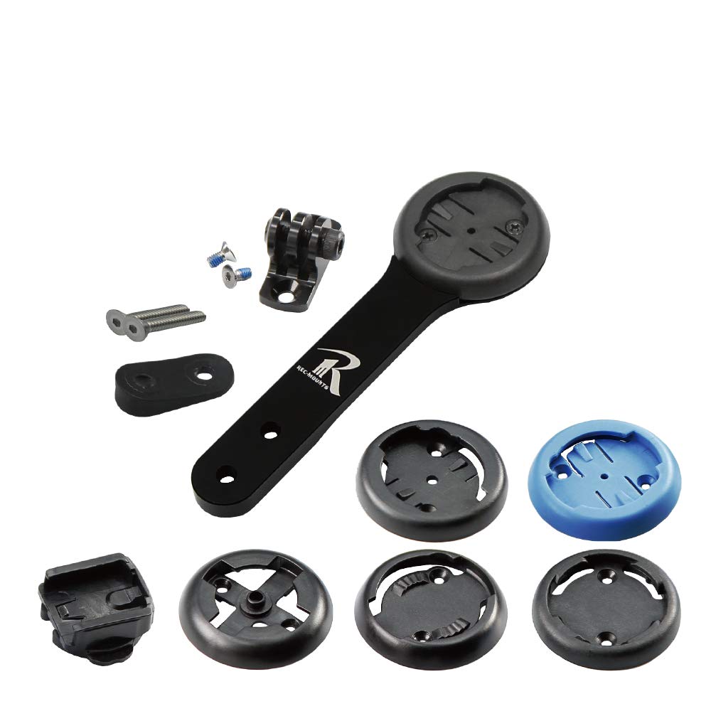 

Cervelo Type Combo Mount for AB08 Carbon Handlebars with 10 Compatible with and GoPro HERO [REC Mount] [Compatible Brands] [CERVELO8+GP] Garmin, чёрный