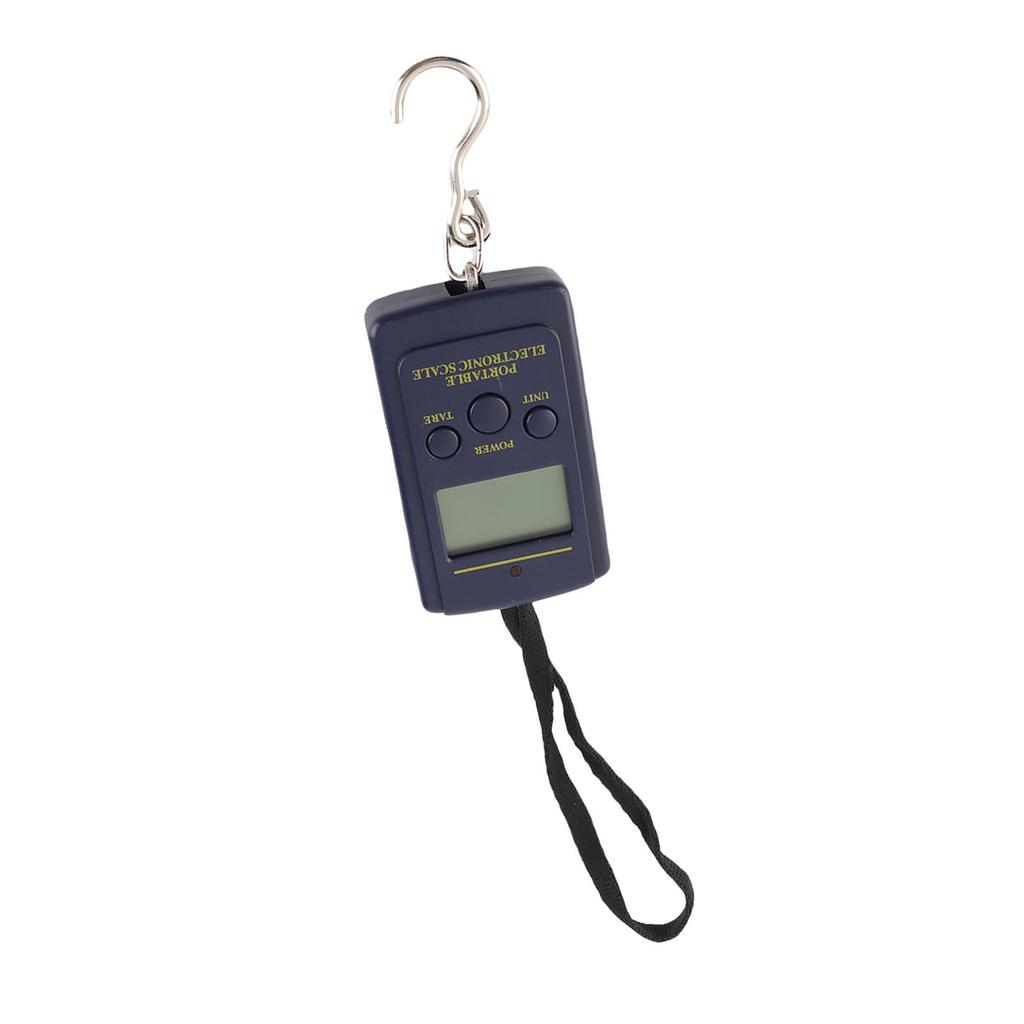 Large LCD Display Electronic Suspension Scale, 40Kg/10g Capacity Portable with Hook for Luggage
