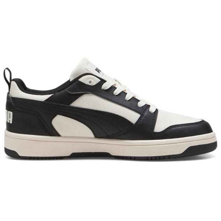 Puma Rebound V6 Low Cv Soft Durable Comfortable Low-Top Sneakers Unisex Sneakers Black White 395079-03