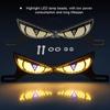 Motorcycle LED License Plate Decorative Lights Snake Eye Rear Tail Light Strobe Flashing Electric Motorcycle Modified Accessory