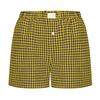 Women's Retro Plaid High-Waisted Wide-Leg Casual Shorts