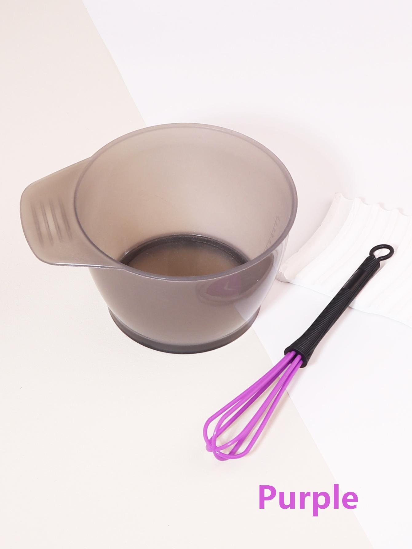 

2pcs large capacity hair dyeing color adjustment hair styling bowls plastic mixers hair styling tools Special for real hair wigs