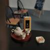 1/12 Dollhouse Simulation Teapot Teacup Kit Dollhouse Miniature Kitchen Decoration Toy Dolls House Micro Scene Photo Props