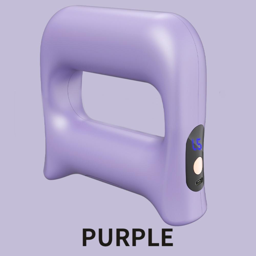 

Массажер для расслабления мышц с вибрацией для сжигания жира, вибромассажер для вспомогательных мышц и фасций для домашнего использования в спортзале фиолетовый