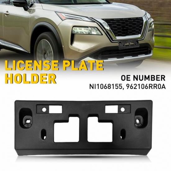 

For Nissan Rogue Front License Plate Frame Tag Holder Bracket EXV