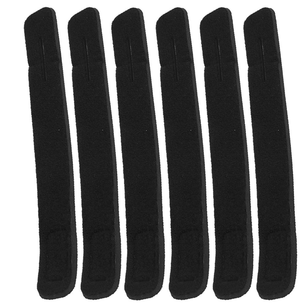 6pcs   Bag Soft Elastic Fishing Rod Belt Holders Outdoor Adjustable Fishing Tackle Tie Strap