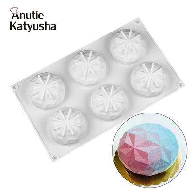 Stampo in silicone a forma di diamante Fai da te fatto a mano Candela Torta Stampi per sapone da forno Stampo Utensili da cucina Regali di Natale