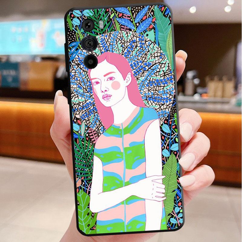 Women Flowers Russian Phone Case For Motorola Edge 60 50 40 Pro 60 50 40 30 Ultra Neo Fusion Moto G Play G Stylus G Carcasas