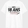 Men's Graphic T-Shirt – 18th Birthday or French Text Design Unisex Pure Cotton Loose-Fit Casual Shirt T Shirt for Men