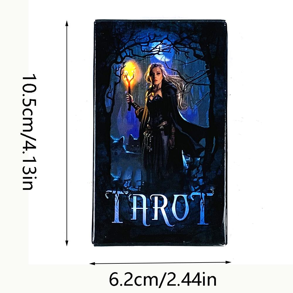 Hot Selling Tarot Cards A 78 Deck Oracle Leisure Entertainment Card Family Gathering Divination Deck Tarot Board Playing Game