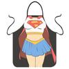 Kitchen Women Men Bib Aprons Comic Superhero Costume Apron Gift Funny