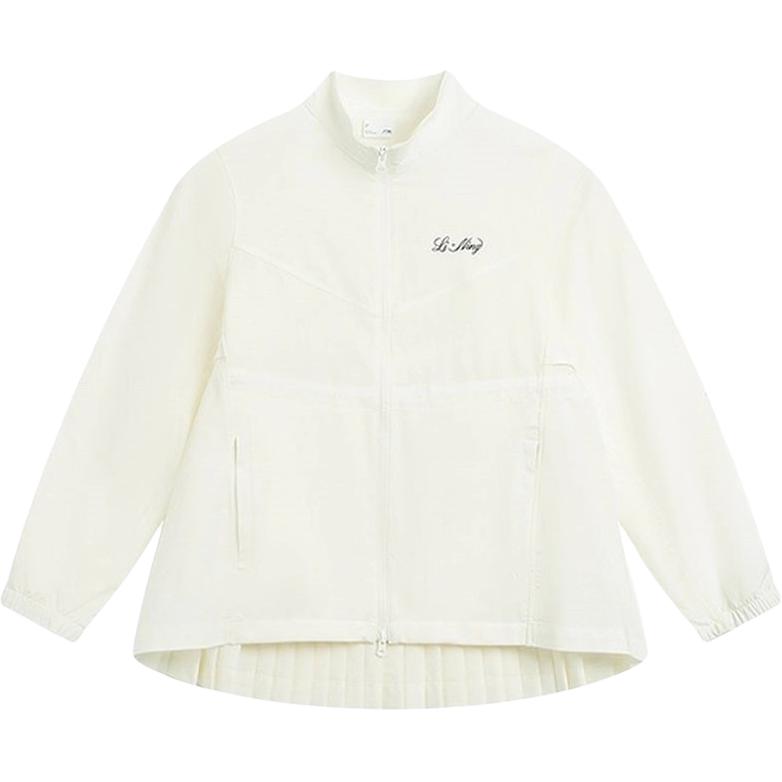 

Li Ning Куртка с воротником-стойкой с надписью Удобная Универсальная Женская куртка AFDVA48-1 L