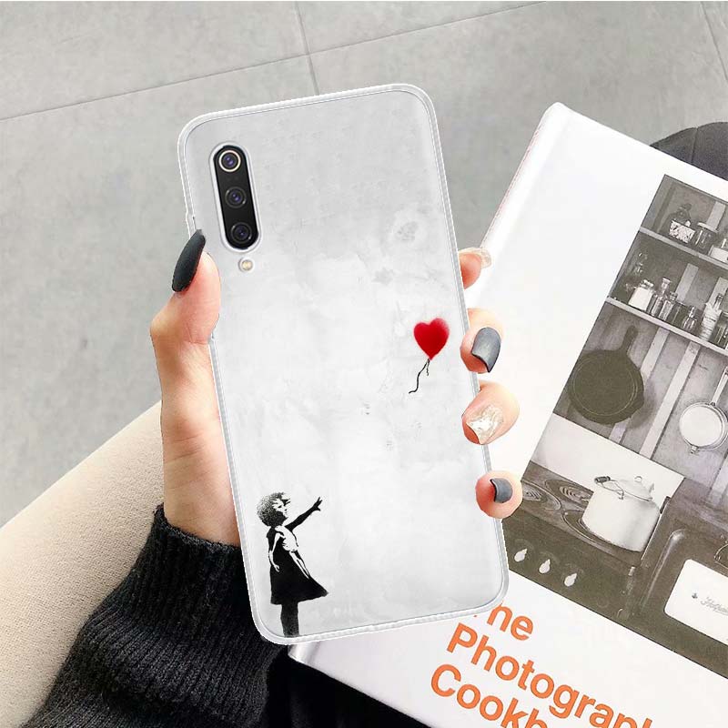 

Banksys Graffiti Phone Case For Xiaomi Redmi Note 13 14 12S 12 11S 11E Pro Plus 10 10S 11 11T + 14Pro 5G 4G Cover Coque Note 13 Redmi Note 13 4G