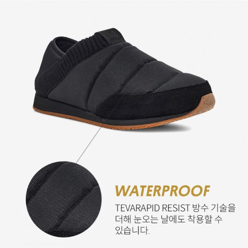 Teva Unisex Winter Slip On Stvu2333091 Blk