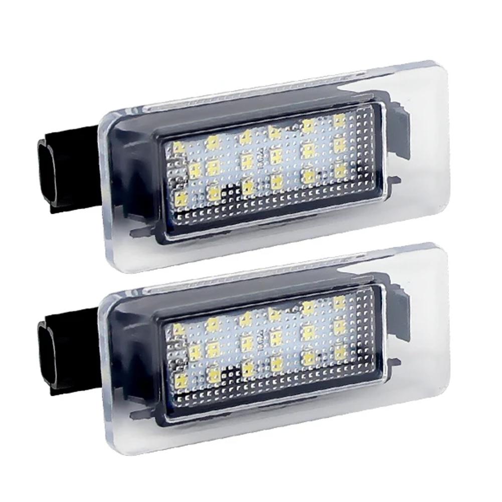 

1/2 шт. 12 В автомобильный светодиодный фонарь подсветки номерного знака белый фонарь подсветки номерного знака в сборе для Dacia Duster 2018 2019 2020 2021 2022 2Pcs