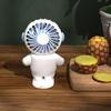 Usb Rechargeable Mini Fan 3 Speed Handheld Fan Desktop Usb Silent Electric Fan With Usb Charging Cable For Outdoor Fans(Onecolor)