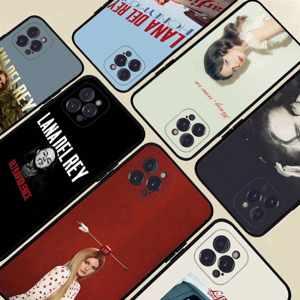 L-Lana D-Del Rey Phone Case For iPhone 16 15 14 13 12 Mini 11 Pro XS Max X XR SE 6 7 8 Plus Soft Silicone Cover