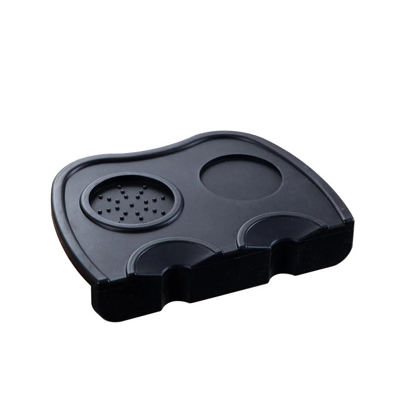 Coffee Tampers Mat 58mm Fluted Coffee Tampering Corner Mat Pad Tool Made For Baristas With Non-Slippery Food Safe Silicone