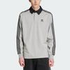 adidas Originals Adicolor Rugby Simple Comfortable Versatile Casual Long Sleeve Polo Shirt Unisex Polo Shirts JY1399