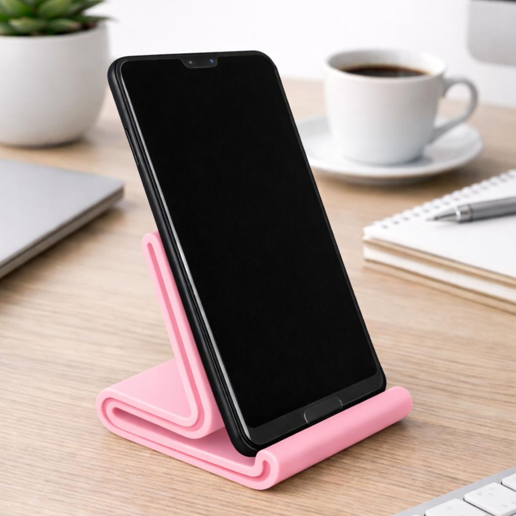 Pink phone stand desk stand smartphone holder