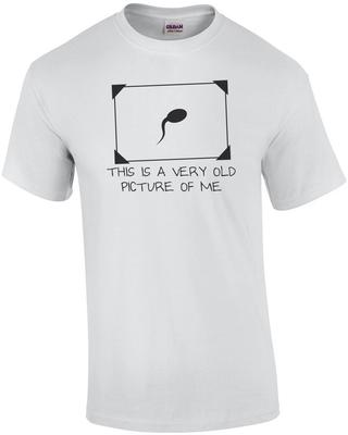Dies ist ein sehr altes Bild von mir Sperma T-Shirt