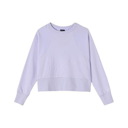 

Nike Women s Knit Pullover Long-Sleeve Sweatshirt in Purple EU M фіолетовий