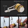 Fishing Knotting Kit Wire Knot Tool for Line Winder Assist Knotting Connector AccessoriesGold