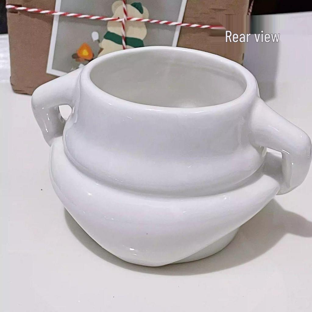 Taza de Cerámica de Moda con Lindo Diseño de Barriga Pellizcada - Perfecta para Café, Leche o Desayuno