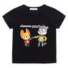100% Cotone The Creature Cases Stampa Cartone Animato T-shirt Bambini 2-12 Anni Ragazzi Ragazze Unisex Moda Manica Corta Girocollo Top Casual