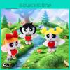 Flying Girls Powerpuff Angels Plush Keychain Soft Toy For Collectors