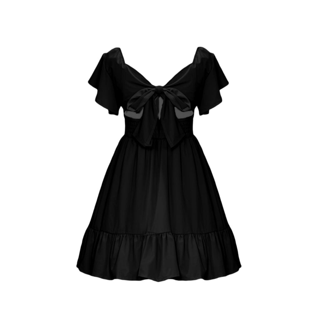 Girls' Summer Dress - Off Shoulder Ruffle Sundress