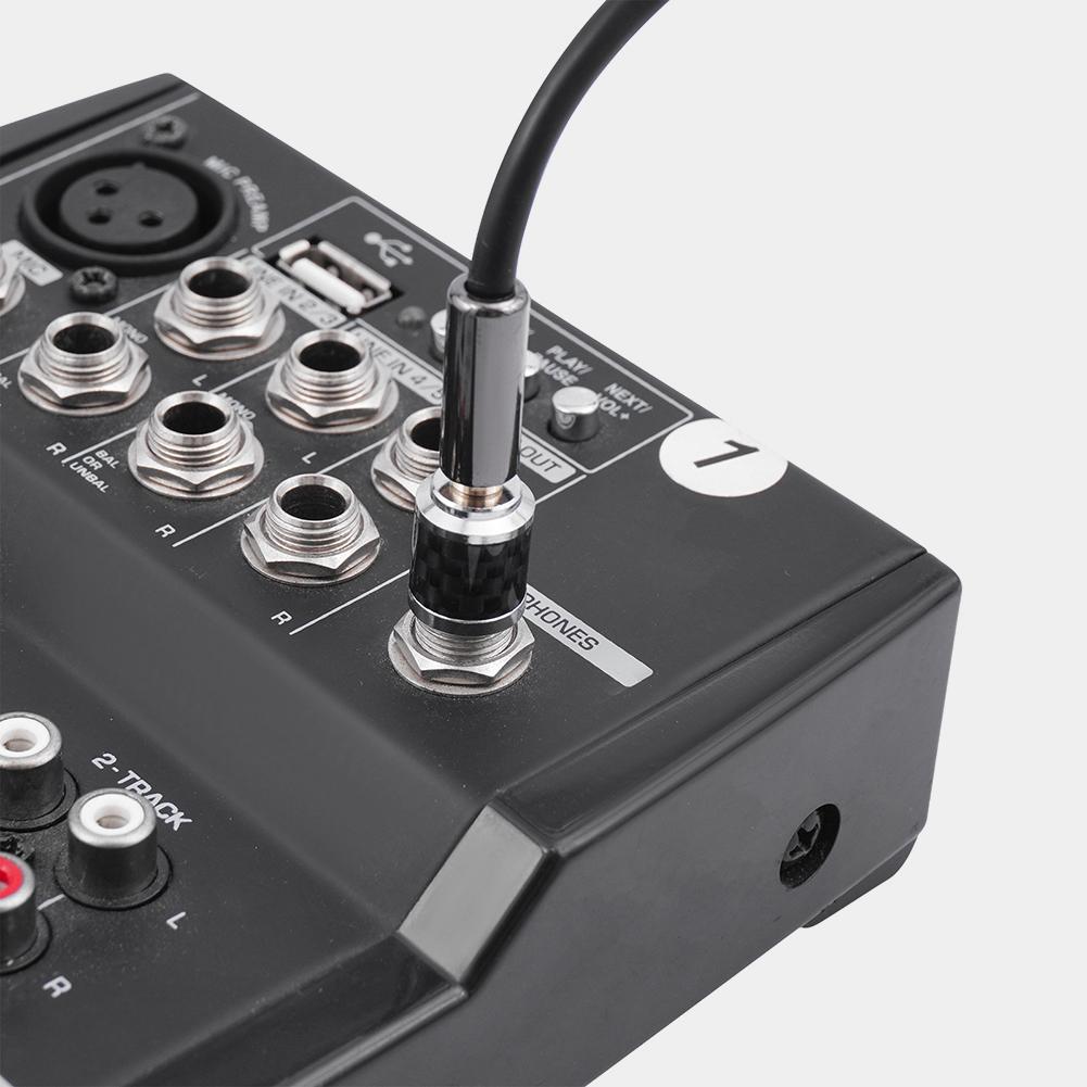 1/2 Pcs 1/4inch To 3.5mm Adapter Male To Female Stereo Headphone Audio Adapter 6.35 To 3.5 Converter for Amplifier Mixer Guitar