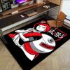 1pc Redhead Robot Home Office, Durable Polyester Floor Mat with Easy, Office Decor, Urban Style, Nonslip Backing, Highquality Fabric