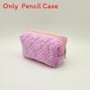 Heart Shape Plush Makeup Bag With Large Capacity For Students And Travel Storage