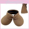 Straw Summer Sun Hat With Bow Decoration And Foldable Design For Daily Outdoor