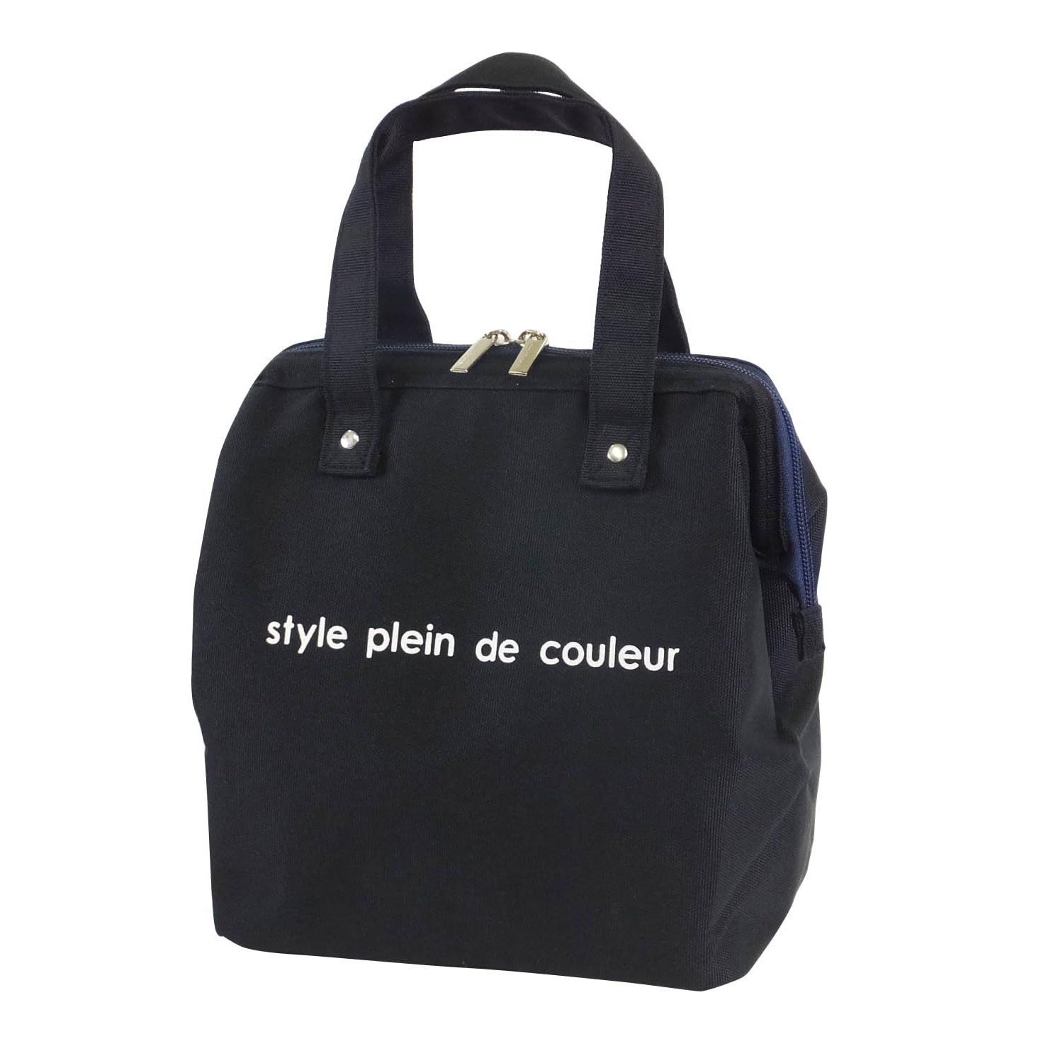 

Colorful style insulated lunch bag Wire L bento back (also stylish bag) (Black 2)