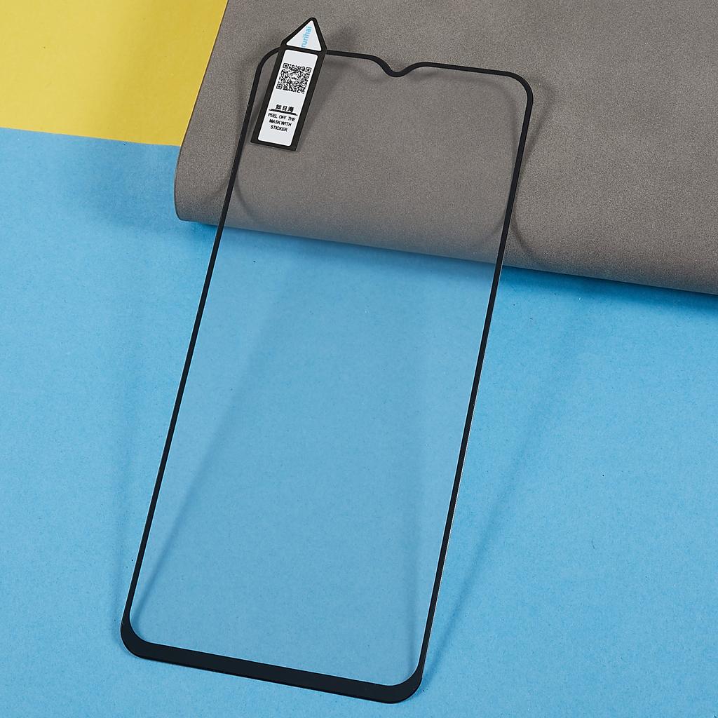 RURIHAI für Xiaomi Poco M5 4G Sekundär gehärteter Displayschutz 2.5D 0.26mm Hoch Aluminium-Silizium-Glas Vollklebend Vollabdeckende Folie