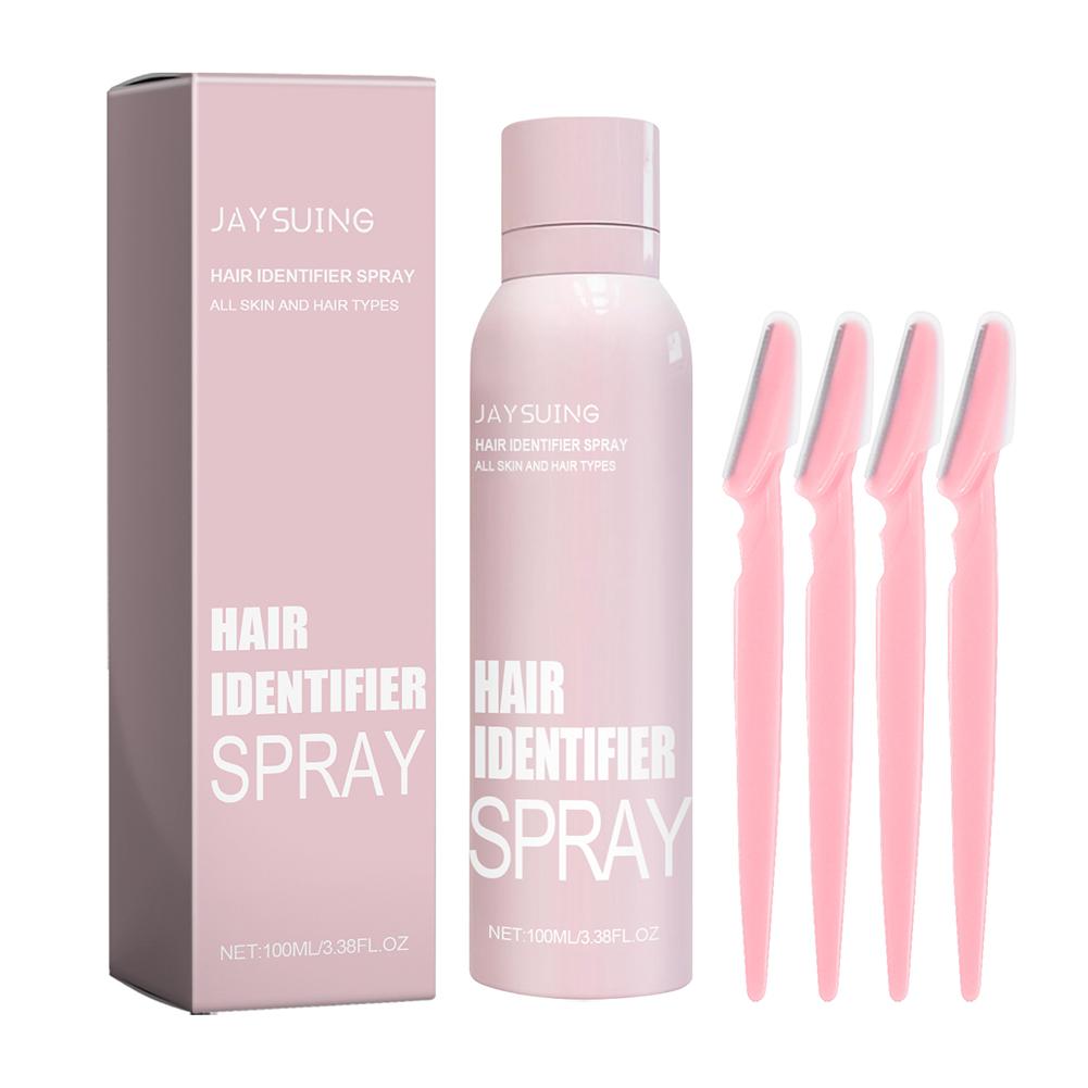 

Спрей для дермапланинга кожи с бритвами Спрей-идентификатор волос Спрей для определения волос для женщин для бритья лица Инструменты для удаления волос