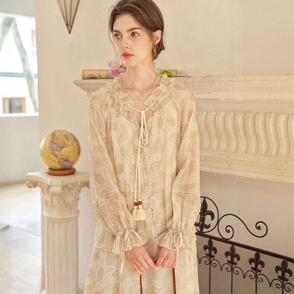 Simpeulleteulo Sr_Paisley Floral Blouse