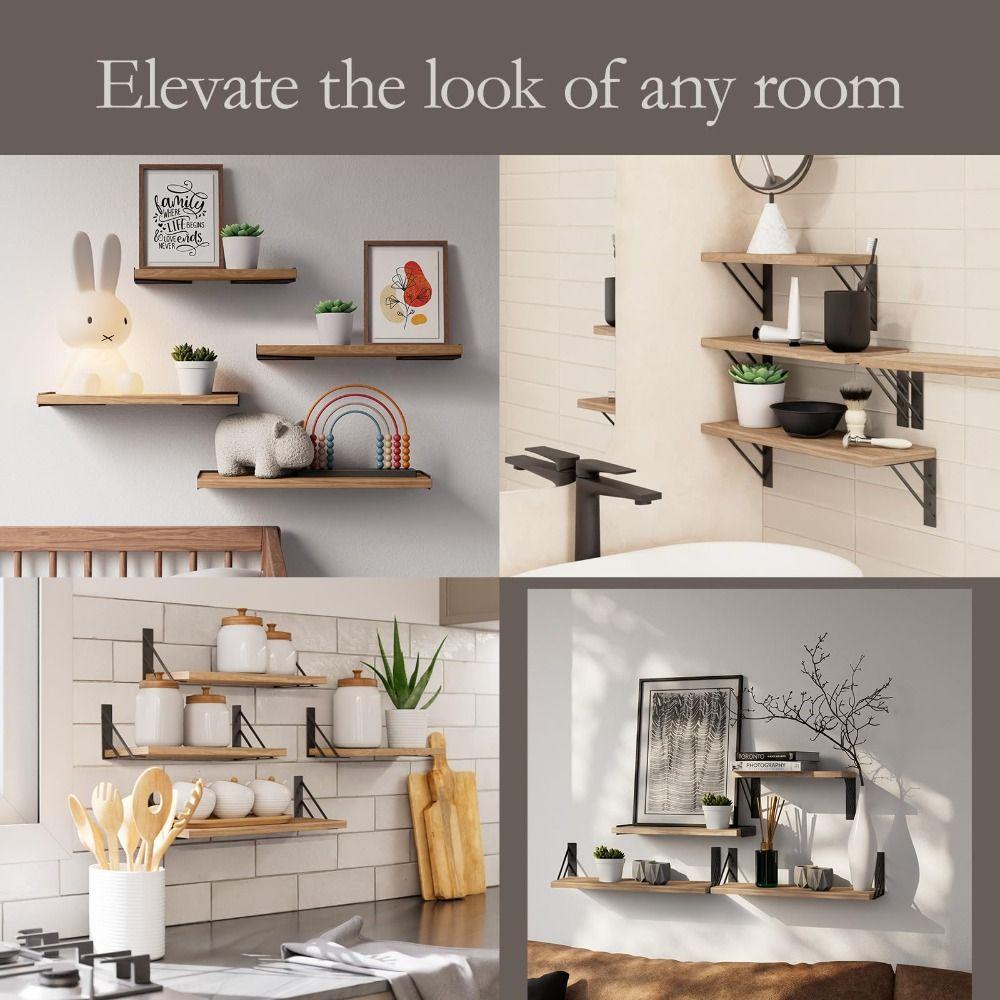 Sturdy Floating Shelves Save Space Floating Shelves for Wall Simple Storage Rack Wall Decor