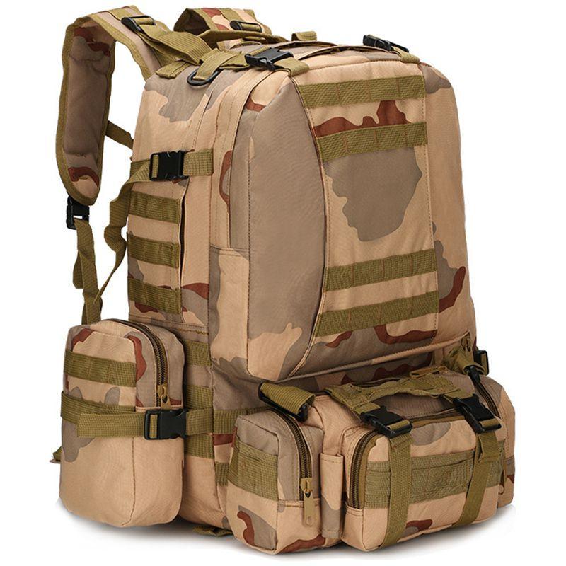 Military Outdoor 65l Tactical Sportbag Camping Hiking Trekking Rucksack Backpack