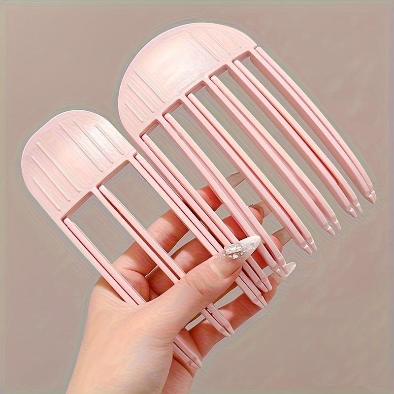 High Skull Top Wind Plastic Comb - Fluffy Hair Root Hair Clip for Forehead Bangs Styling - Lazy Person Traceless Artifact