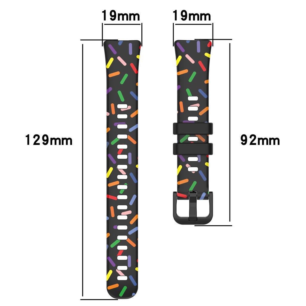For Huawei Band 8/Band 8 NFC/Band 9/Band 9 NFC Colorful Spotted Silicone Strap Replacement Watch Band