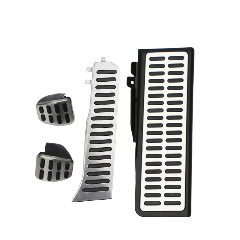 Car Pedal Cover for Volkswagen VW Tiguan MK1 5N 2009 - 2014 2015 2016 LHD Gas Brake Pedals Rest Pedal Pad Protector Accessories
