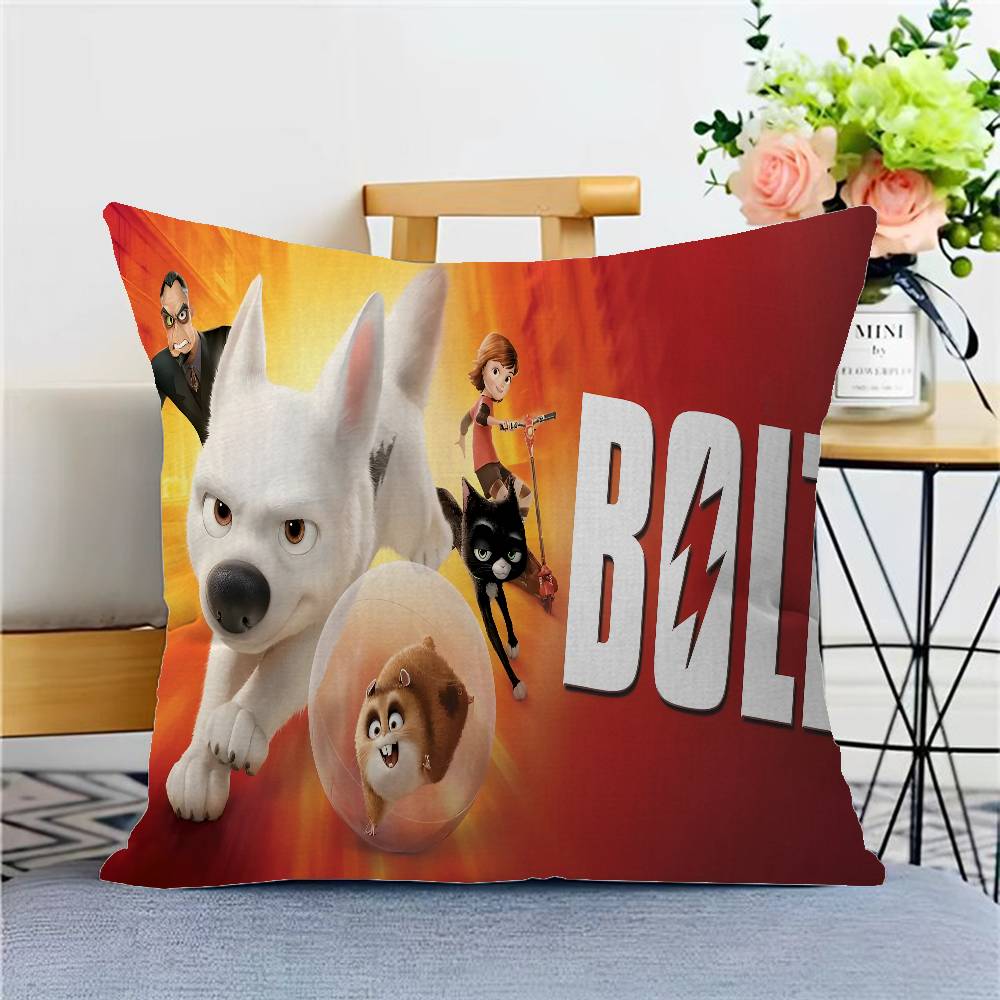 

B-Bolt Movie Cartoon Pillow Anime Pillow Sofa Bed Head Pillow Cover Cushion Cover 45x45 Cm Fashion 12x12Inch