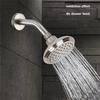 Silver Shower Head Stainless Steel Arm Bracket New Shower Arm  Bathroom Home Accessories