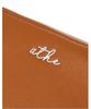Athe Vanessabruno [Deux] Brown Lambskin Zipper Card Wallet Aaho6E587W2