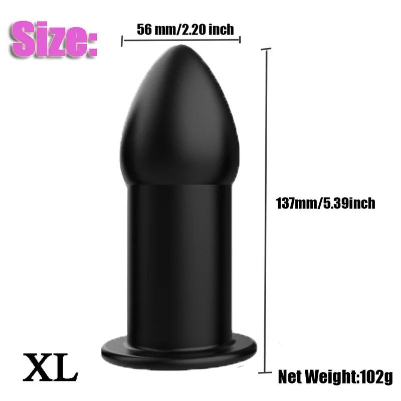 XL Hollow Anal Plug Vaginal Dilator Speculum Prostate Massager Huge Dildo Sex Toys for Woman Men Adult Products Buttplugs